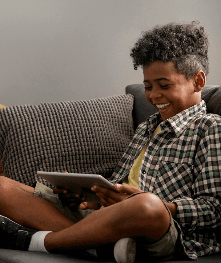 Boy reading